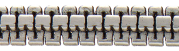 Crosswise compressed cable hammered IMPERIAL