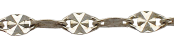 Cable with plate or long link hammered step by step type PYRAMID 4.