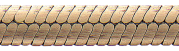 Compacted single curb hammered half-round