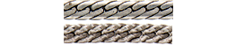Flat double curb CROCODILE type