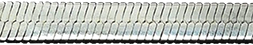Compacted double curb hammered flat 