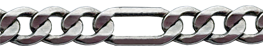 Flat FIGARO (alternated curb) with U groove 