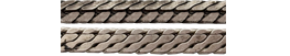 Open double curb hammered out of center
