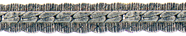Imperial double curb with lines and narrow center