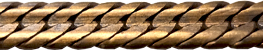 Half-round double curb with groove