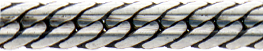 Oval double curb with groove