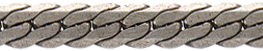 Flat and bevelled double curb