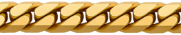 Flat and bevelled single curb with "turn-restart" 