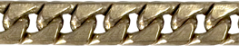 Flat (square link type) single curb with "turn-restart" 