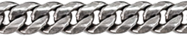 Flat single curb with groove and with "turn-restart" bevel at 60°