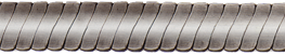 Compacted single curb hammered oval BOA type