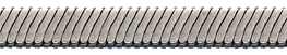 Compacted double curb hammered flat BOA type