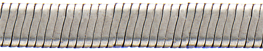 Compacted double curb hammered Flat Radial Boa type