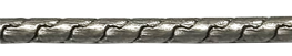 Single curb hammered Round Serpentine type