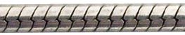 Compacted single curb hammered perfect round SNAKE