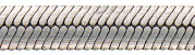 Compacted double curb hammered oval