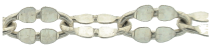 Cable long link hammered step by step FLAT 2 groove. 